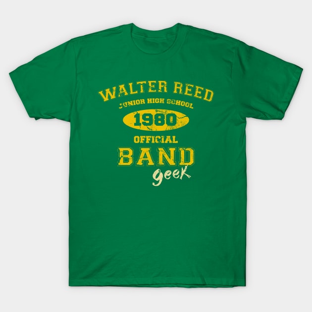 Walter Reed Band 1980 T-Shirt by BobbyDoran